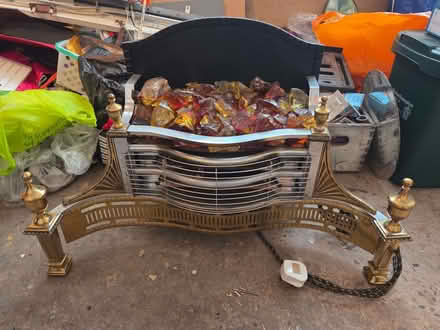 Photo of free Electric fire vintage glass coals (Wightwick WV6) #1
