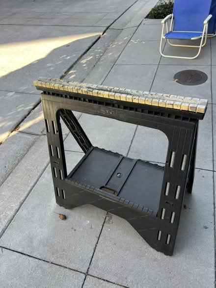 Photo of free saw horses - portable plastic (Moutain View near San Antonio) #2