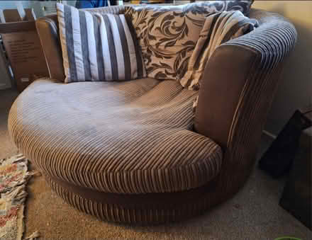 Photo of free Large circular swivel chair (Middleton) #1