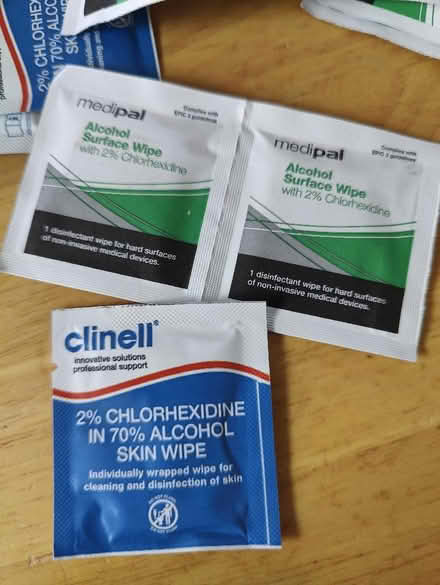 Photo of free Alcohol wipes (Queenstown FY1) #2
