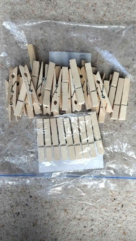 Photo of free Unused wooden clothes pegs (Torbrex FK8) #1