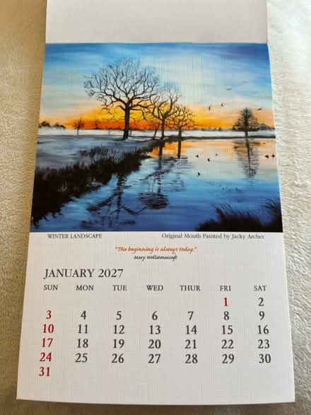 Photo of free 2027 calendar (Beckenham BR3) #2