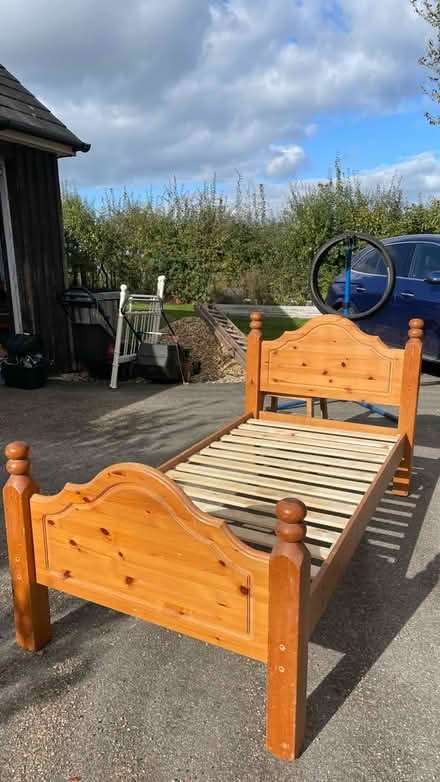 Photo of free Single Bed Frame (Bramshaw SO43) #1