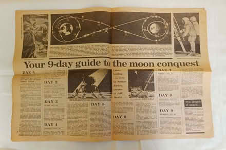 Photo of free 969 Moon Landing – Original “Lunar Express” Daily Express (Emsworth PO10) #2