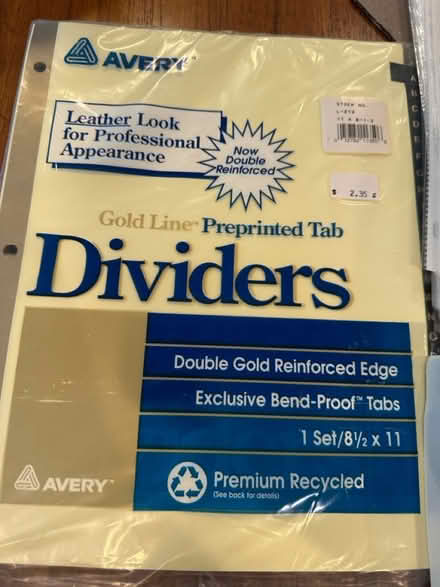 Photo of free Binder organizers (belmont/watertown line) #2