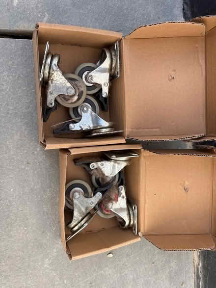 Photo of free Trolley wheels - used 6no. (North Ascot SL5) #1