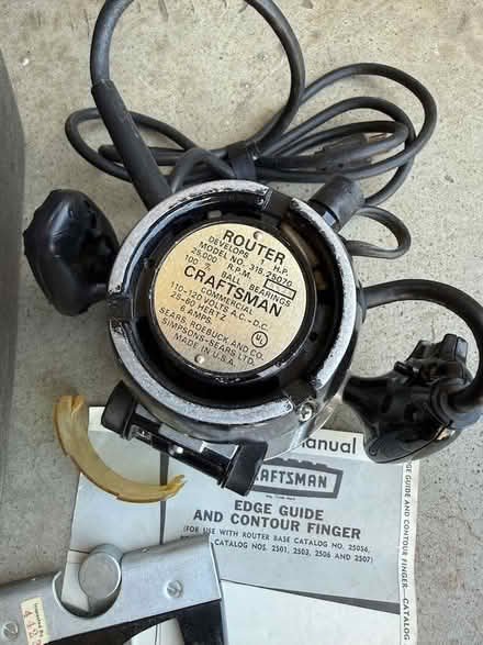 Photo of free Sears Craftsman Router Kit 9-25075 (Highway 85 & El Camino) #2