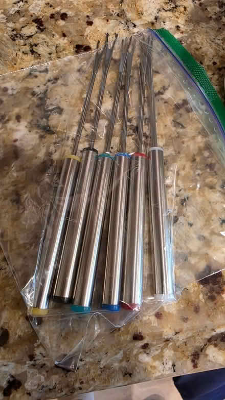 Photo of free Chocolate fondue pot & forks (Skokie) #4