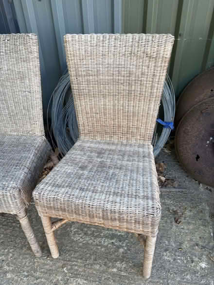 Photo of free Wicker Dining Chairs x 4 (East Mersea CO5) #2