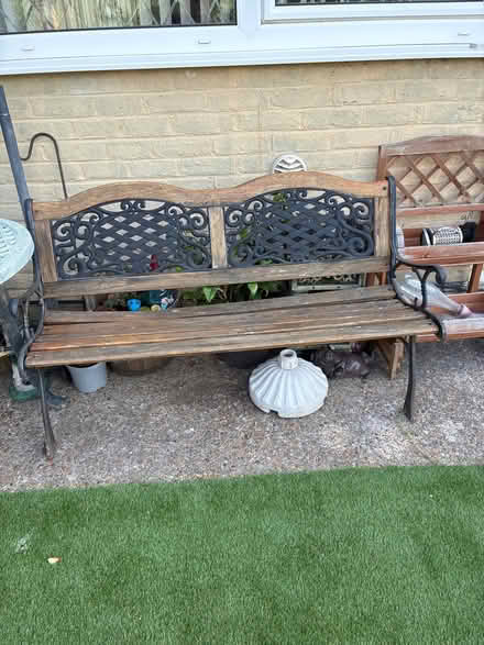 Photo of free Garden bench (Custom House E16) #1
