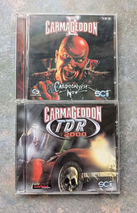 Photo of free PC Games. Carmageddon II & Carmageddon TDR 2000. (Alverthorpe WF2) #1