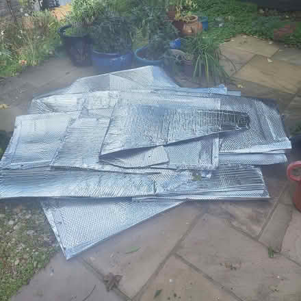 Photo of free Silver bubblewrap insulation (Barnard's Green WR14) #1