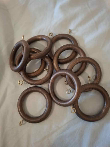 Photo of free Wooden curtain rings (Browns Hill GL6) #1