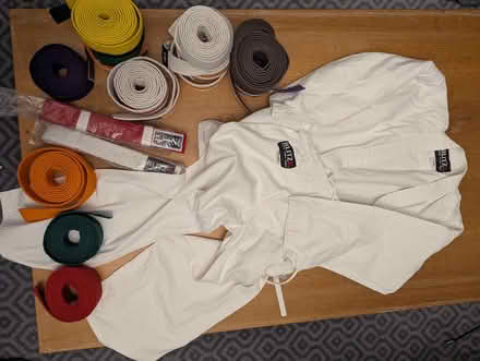 Photo of free Karate kit and belts bundle (Mottingham SE9) #1