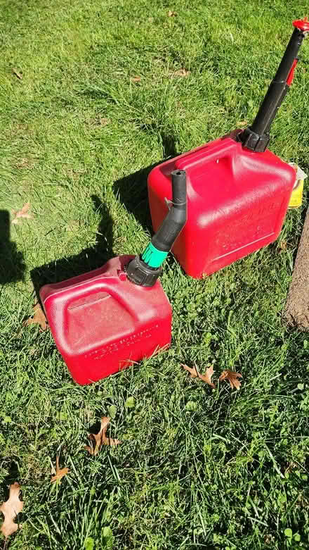 Photo of free String trimmer, gas cans, sleds (Darien) #2