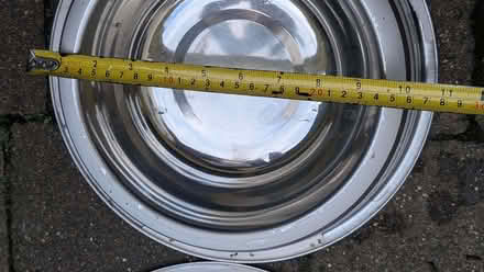 Photo of free 2 x metal dog/ pet bowls (Calverton MK19) #2