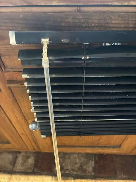 Photo of free Black Venetian Blind and fittings (Finchingfield CM7) #3