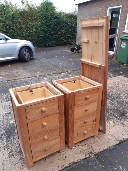 Photo of free Solid Pine desk (doer-upper) (Shawbury SY4) #4