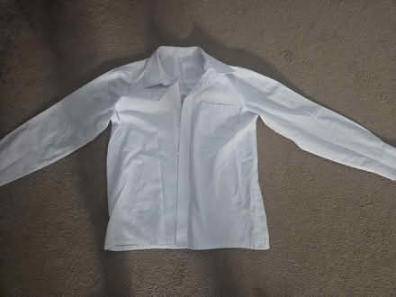 Photo of free White School Shirt age 11yrs (Lightwood ST3) #1