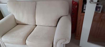 Photo of free Cream 2 seater sofa (Stoke by Nayland CO6) #4