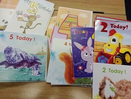 Photo of free Old unused birthday cards (Market Place Kendal LA9) #1