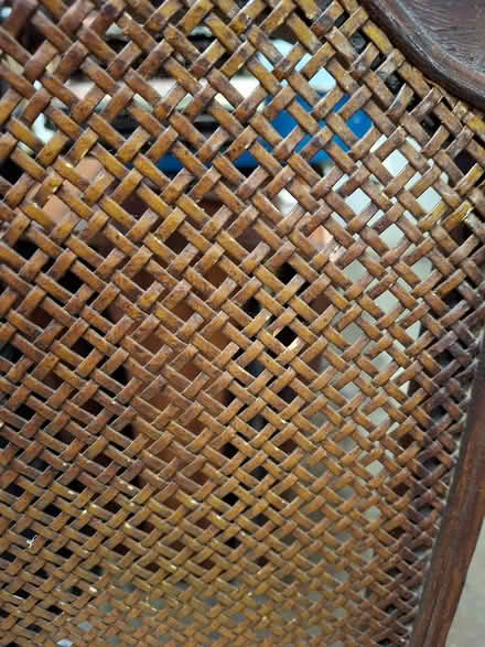 Photo of free Rattan panel chair (Camborne Cornwall TR14) #1