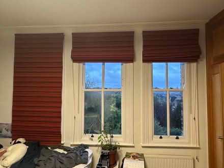 Photo of free Red Roman Blinds (W42lu) #2