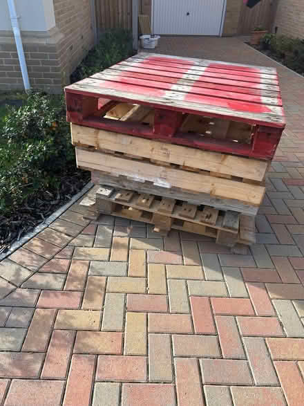 Photo of free 6 wooden pallets (Gorleston NR31) #2