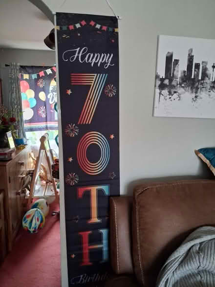 Photo of free 70th Birthday decorations (Woolton L25) #3