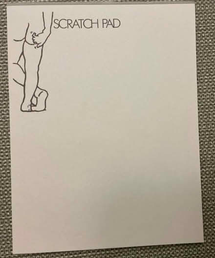 Photo of free NP7 - “Scratch” Pad (Terra Linda) #1