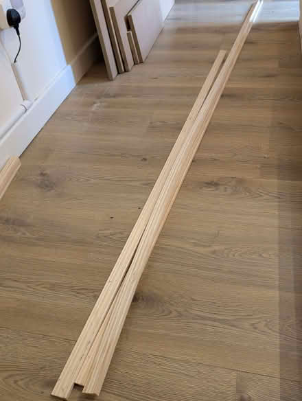 Photo of free Pine barrel moulding (Great Wilbraham CB21) #2