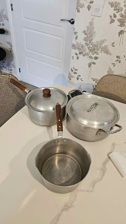 Photo of free Silver pans x3 (Catherine Cross WS10) #1
