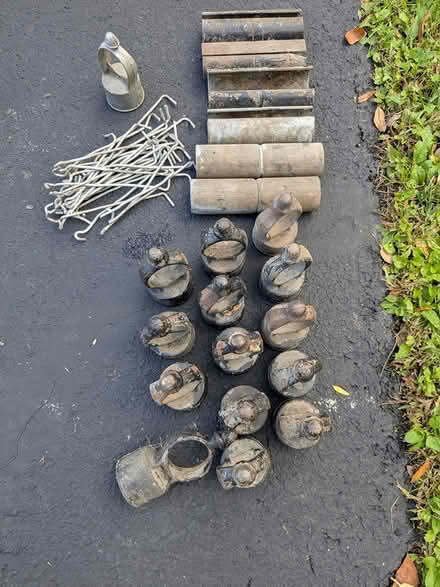 Photo of free Chain link fence parts (Menands, off Van Renss. Blvd.) #1