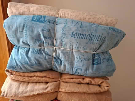 Photo of free Mixed wool baskets n duvet (Wallington SM6) #1