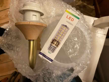 Photo of free Wall light with glass shade (Stalybridge SK15) #2