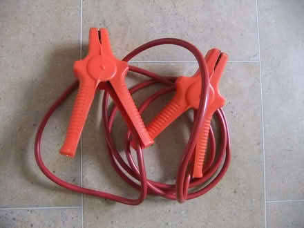 Photo of free Red, positive jump lead. (Looking for a black friend.) (Abingdon-on-Thames OX14) #1