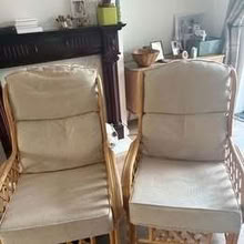 Photo of free Pair of Rattan Conservatory Armchairs (Thorpe St Andrew NR7) #1
