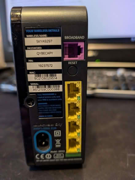 Photo of free Sky broadband router, DSL phoneline (Leith EH6) #3