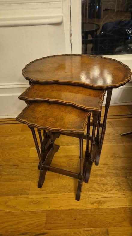 Photo of free Nesting wooden tables (111 Oakwood Court) #1