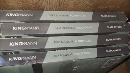 Photo of free 44 Slate Adhesive floor tiles (Nr Evesham, WR11 4) #2