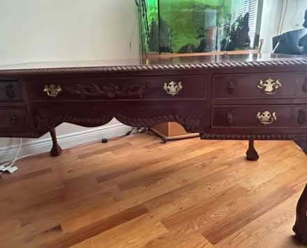 Photo of free Mahogany Desk (Kilock Co. Kildare) #1