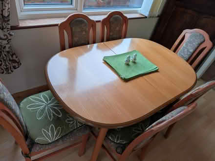 Photo of free Dining table & 6 chairs (Llandrindod LD1) #1