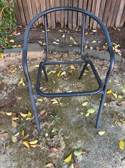 Photo of free 4 chair frames (Corte Madera; easy 101 access) #1