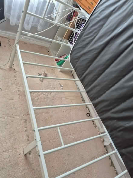 Photo of free Single metal bed frame /mattress (City Centre NR1) #1