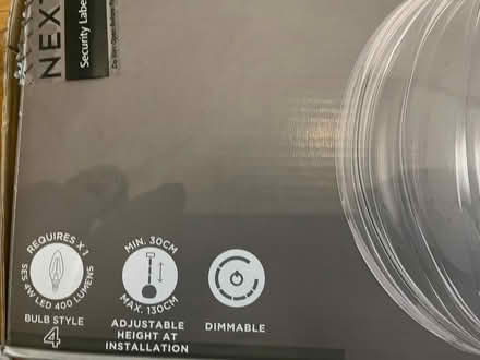 Photo of free Chrome pendant light fitting. (Hornchurch RM11) #4