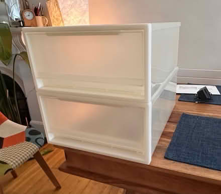 Photo of free Large stackable storage drawers (W8, Kensington) #1