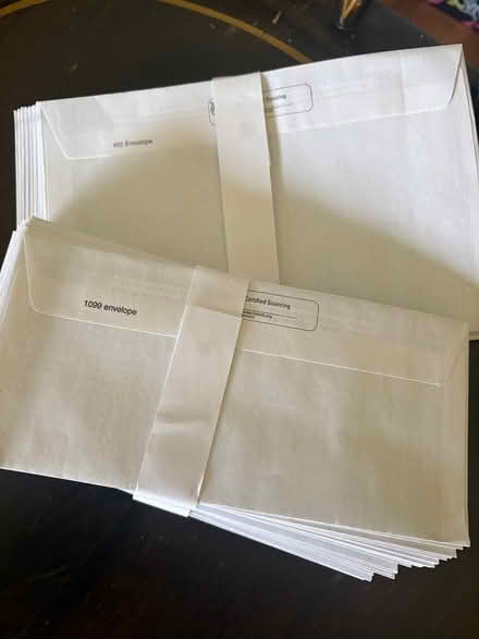 Photo of free envelopes for tax documents (Rolling Meadows 60008) #3