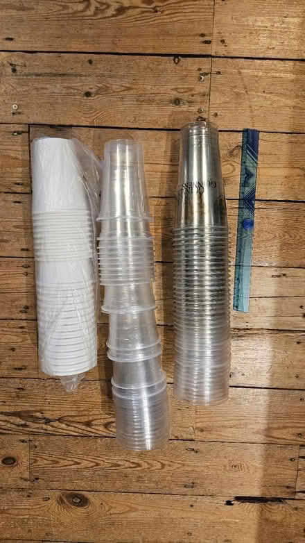 Photo of free Plastic and paper cups (Mill Road CB1) #1
