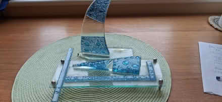 Photo of free Blue glass (Burbage SK17) #1