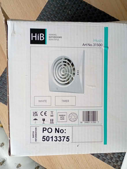 Photo of free Bathroom extractor fan (Bedwell SG1) #1